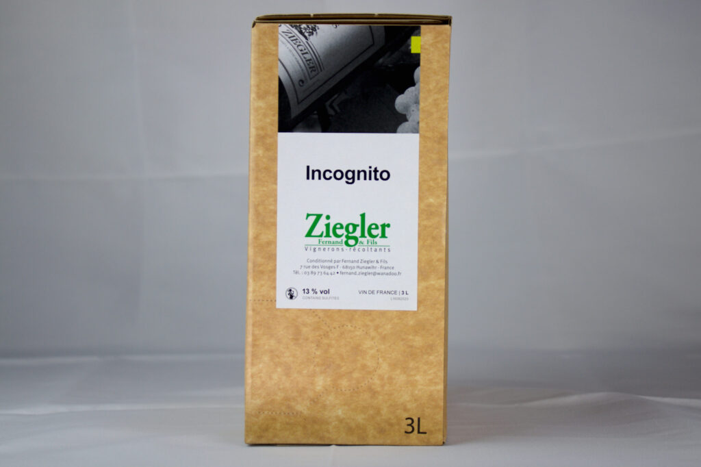 Acheter du Bag in Box Incognito d’Alsace : La solution pratique du Domaine Ziegler à Hunawihr
