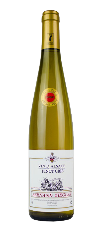 Acheter le Pinot Gris Sélection Personnelle 2022 : Une cuvée exclusive du Domaine Ziegler à Hunawihr