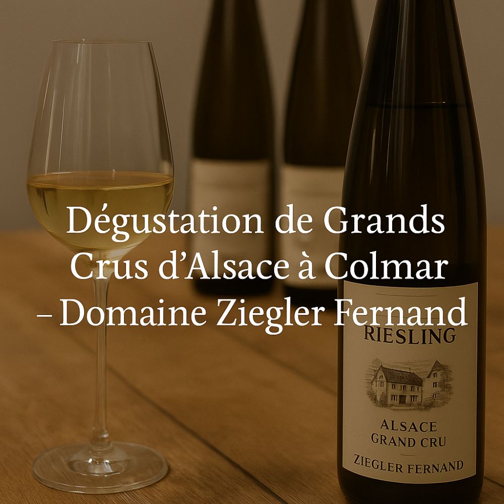Dégustation de Grands Crus d’Alsace à Colmar – Domaine Ziegler Fernand